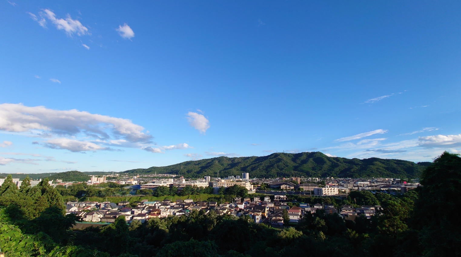 仙台市青葉区栗生・落合地区全景